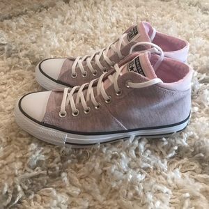 Pink Converse Chuck Taylor High Top Sneakers